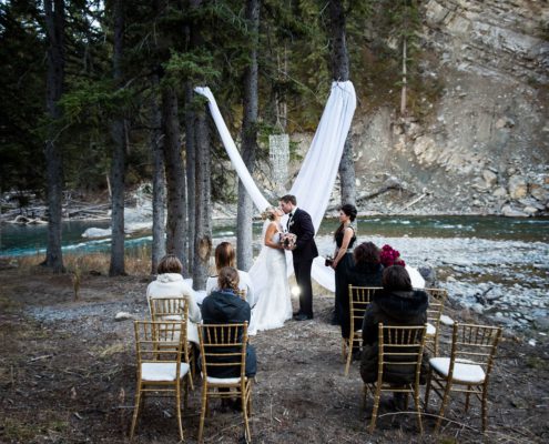 elopement packages alberta at The Crossing at Ghost River, wedding venue