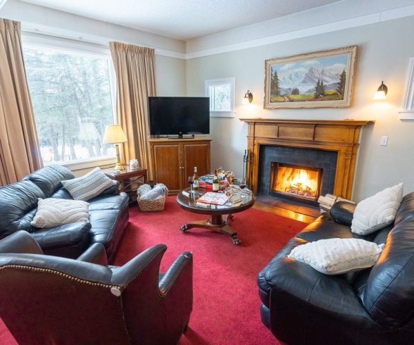 Deere House Lounge with Fireplace
